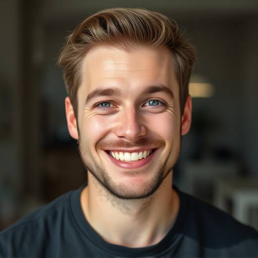 Julien Moreau, Designer Graphique, souriant et créatif
