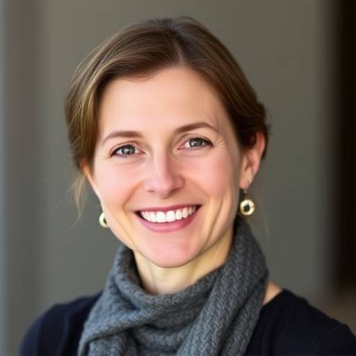 Portrait souriant d'Isabelle Durand, la fondatrice d'Académie Éclaire